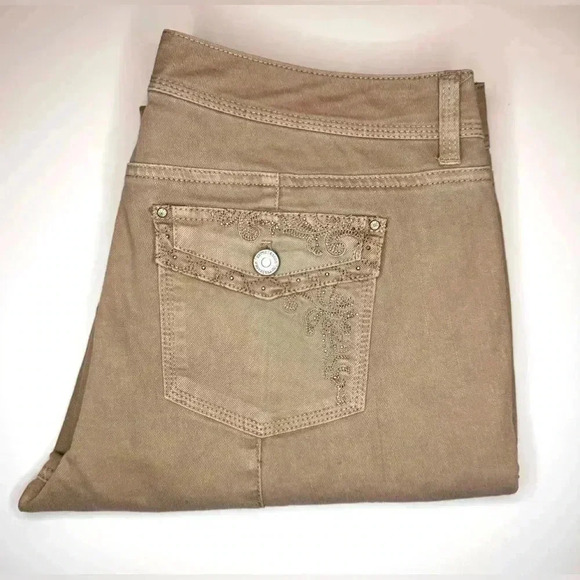 WHBM White House Black Market Women’s Blanc Slim Leg Jeans Size- 10 Regular - Picture 9 of 9